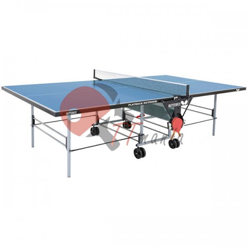 Стол теннисный Butterfly Outdoor Playback Rollaway Blue, код: BF-TW24B