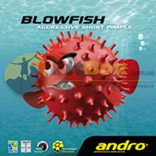 Накладка теннисной ракетки Andro Blowfish, код: ANR-199