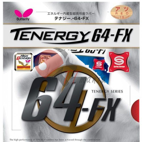 Накладка теннисной ракетки Butterfly Tenergy 80 FX, код: 1003600121