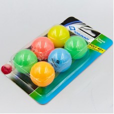 Мячи для настольного тенниса Donic Color Popps 6 шт, код: MT-649015