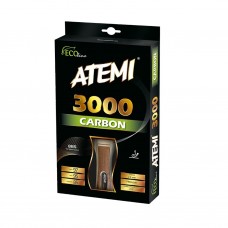 Ракетка для настольного тенниса Atemi 3000 Carbon ECO-Line C коническая, код: 000-0008