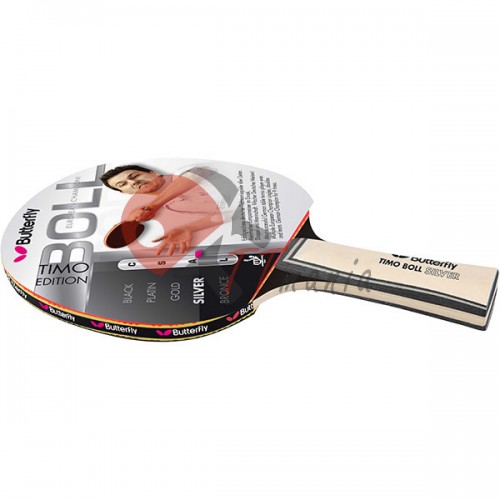 Ракетка для настольного тенниса Butterfly Timo Boll Silver, код: 85015