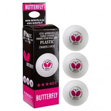 Шарики для настольного тенниса Butterfly, 3 шт, код: BB-340P