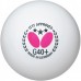 Мячи Butterfly G40+ ITTF 12 шт, код: BF-B3W12G40
