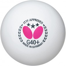 Мячи Butterfly G40+ ITTF 12 шт, код: BF-B3W12G40
