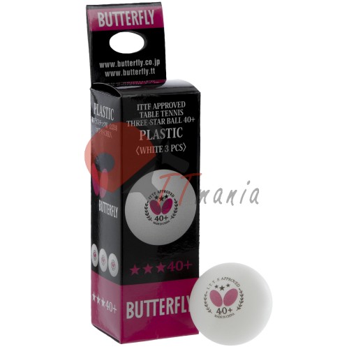 Мячи для настольного тенниса Butterfly Replika 3 шт, код: 95710-270