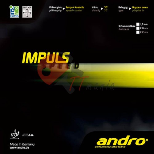 Накладка теннисной ракетки Andro Impuls Speed, код: ANR-198