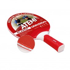 Ракетка для настольного тенниса Atemi Plastic Universal красный, код: 000-0018