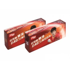 Мячи теннисные DHS 3* D40+ (10 шт), код: 2472-TT