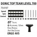 Ракетка для настольного тенниса Donic Top Team 700, код: 754197