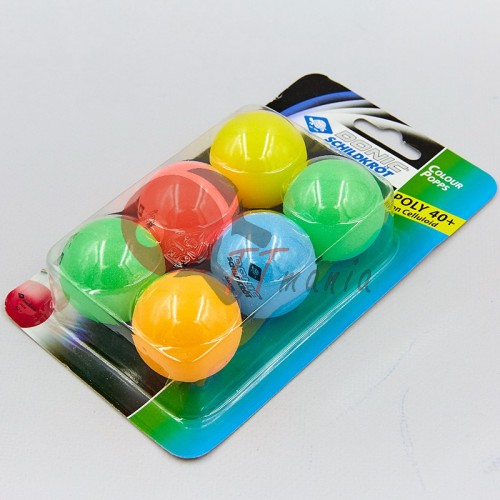 Мячи для настольного тенниса Donic Color Popps 6 шт, код: MT-649015