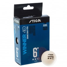 Набор мячей для настольного тенниса Stiga Winner 2 Star 6 шт, код: SGA-1111-24-S52
