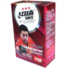 Мячи для настольного тенниса Double Happiness 40+мм. 3 зв. 6 шт., код: DHS10X3P